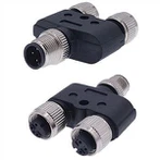 M12 y-muotoinen liitin
